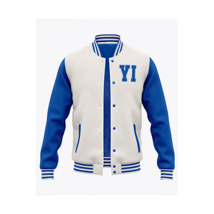 Chaqueta de chenilla bordada de alta calidad para hombre, Mangas de cuero universitario, Béisbol personalizada, bombardero, Letterman, Universidad - Product Image 5