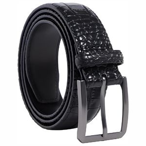 Nuevo cinturón de cuero genuino para hombres con diseños clásicos de moda 2025, cinturones de cuero para el trabajo informal de negocios - Product Image 2