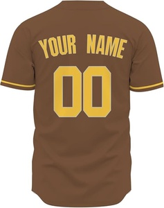 Jersey de béisbol de secado rápido de alta calidad Nombre del equipo personalizado y número Impreso Jersey Nueva llegada con estilo único - Product Image 4