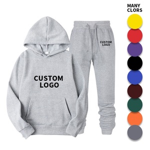 Unisex Pullover Hoodies Custom Designed Logo 100% Cotton Embroidery Oversized Sweatshirts for Men Plus Size <b>Dropshipping</b> Winter - Product Image 1