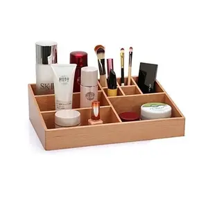 Desktop Storage Box Makeup Organizer Drawer Storage Box Plastic Cosmetic Display for room