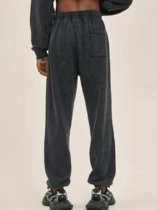 2025 à la mode personnalisé en gros Streetwear survêtement pantalon empilé soleil fané poids lourd lavage à l'acide pantalons de survêtement pantalon cargo femmes - Product Image 4
