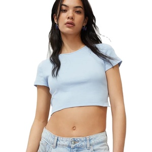 Vente en gros de nouveaux hauts courts 2023 coton pour femmes, nouveaux modèles 100% - Product Image 1