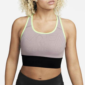 สปอร์ตบราไร้รอยต่อของผู้หญิงสำหรับการออกกำลังกายความเข้มสูงสนับสนุนยืดระบายอากาศได้ออกกำลังกายเล่นโยคะและวิ่ง - Product Image 1