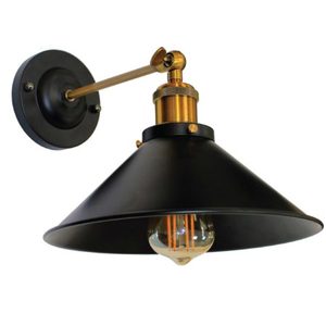 Modern the METAL WAVE Iron Geometric Wall <b>Lamp</b>-Durable Easy to Install & Maintain for Semi Outdoor & Bedside Lighting - Product Image 4