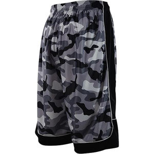 Vêtements de sport d'extérieur Bsci pour la course à pied Short de basket-ball bicolore à séchage rapide Short en maille long à sublimation personnalisée - Product Image 6