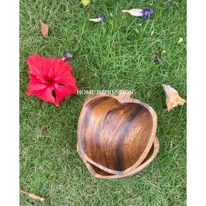 ชามอาหารไม้กระถินเทศขัดเงา สไตล์โมเดิร์น สำหรับงานเลี้ยง ใช้เสิร์ฟสลัดและข้าว เป็นมิตรกับสิ่งแวดล้อม ผลิตในอินเดีย - Product Image 3