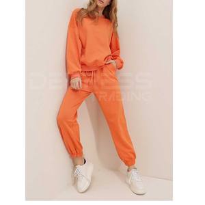 Los mejores conjuntos de Co-ords para damas 330 y 550 GSM Sudaderas de gran tamaño con conjunto de pantalones Chándales de mujer Premium de alta calidad - Product Image 2