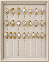 18K Gold 14K Gold Birnenförmiger Rosa Labor-Diamant Eternity-Ring Skulpturaler Breiter Ring Maßgefertigt IGI-Zertifiziert Ehering