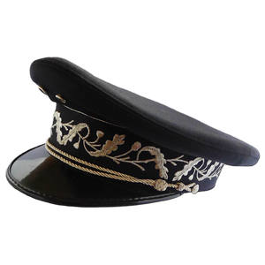 Gorra de la Marina Alemana con Cordón para la Barbilla, Gorra de Capitán de Aerolínea con Visera, Ajuste Cómodo, Diseño Ventilado para el Verano, Gorra de Visera Informal - Product Image 6