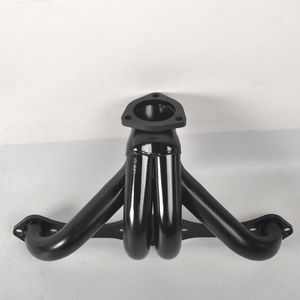 Ống xả tiêu đề cho 1975-1991 <span class=keywords><strong>Chevy</strong></span> khối nhỏ SB V8 262 265 283 305 327 350 400 <span class=keywords><strong>shorty</strong></span> tiêu đề ống xả Manifold Đen USA cổ - Product Image 3