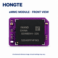 Modul EMMC OEM HT Kompatibel dengan Modul EMMC dari Merek Utama 8/16/32/64/128/256/512GB Mendukung Papan Radxa/Orange PI/Odroid