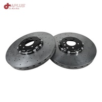 Aplus Racing Karbon Seramik Fren Diski ve Yüksek Performanslı Balatalar Ön 370mm/Arka 330mm Audi A6 C8 RS7 Cayman A4 A3 için