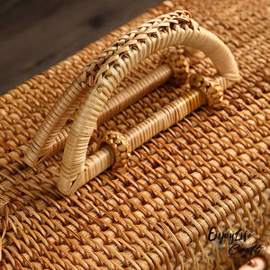 Cesta de almacenamiento de ratán de gran oferta, cesta de ratán para vajilla hecha a mano de Vietnam - Product Image 3