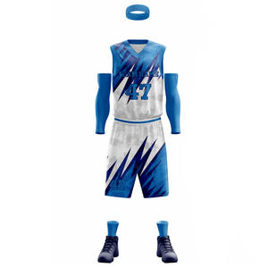 Vêtements de sport de basket-ball personnalisés, short, maillot, ensembles d'uniformes réversibles en polyester, dernier modèle, uniforme imprimé pour hommes - Product Image 5