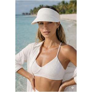 Gorra con Visera de Malla Blanca y Cierre Elástico HSR2089 - white2089 - Product Image 2