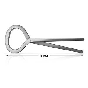 Implants dentaires les plus vendus DI-VSI1129 en acier inoxydable, outil de maréchal-ferrant de haute précision pour le soin des sabots de cheval, forgeage de fer à cheval - Product Image 3