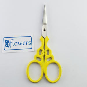 Fabricante de tijeras para bordar, tijeras de corte de tela para enhebrar, tijeras para manualidades con cuchillas rectas y afiladas para obras de arte - Product Image 6