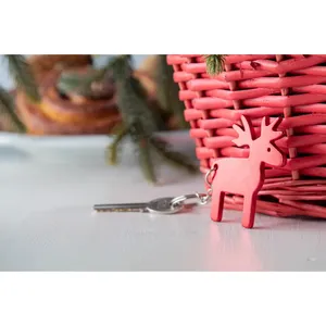 Portachiavi e Moschettoni Promozionali Personalizzabili Reinsdyr, Design Renna per Merchandising - Product Image 3