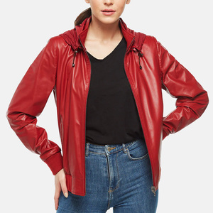 Chaqueta Bomber de cuero hecha a mano para uso diario con bordado de impresión personalizado o opciones de marca de Etiqueta interior - Product Image 4