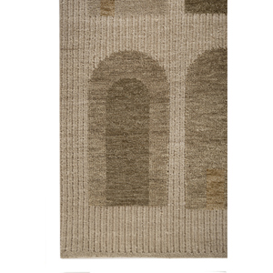 Alfombra de Lana Anudada a Mano Aprezo Verde, Rectangular Grande con Patrón Abstracto, para Sala de Estar o Pasillo - Modelo Lca-1547 - Product Image 4