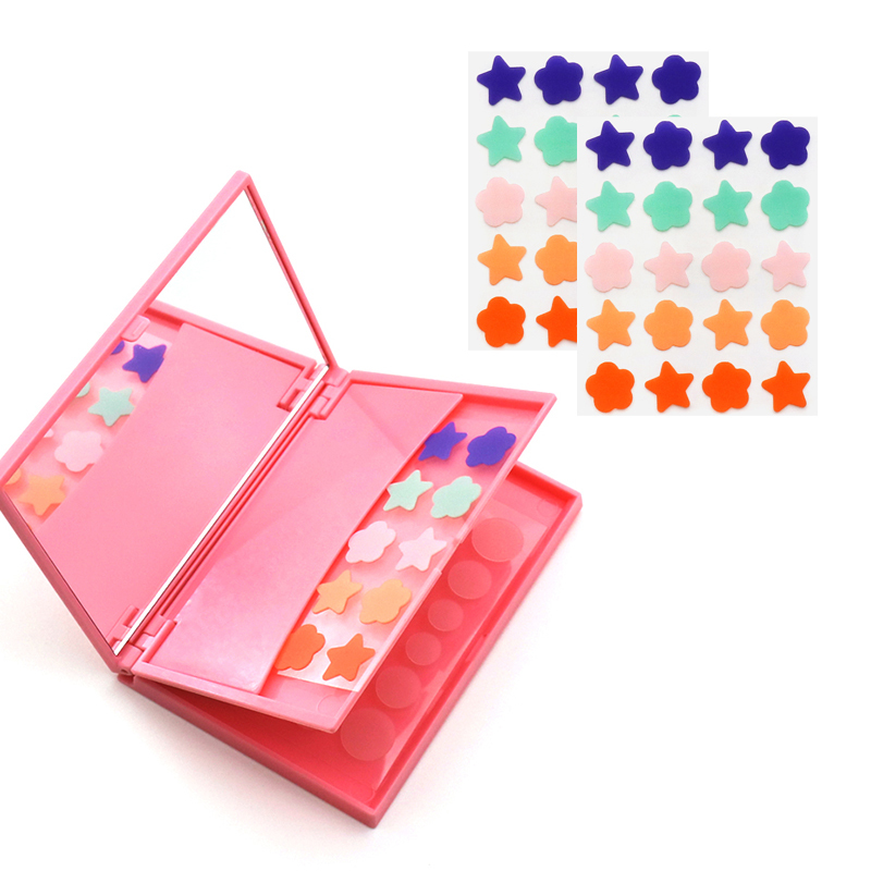 Patch de bouton hydrocolloïde absorbant l'acné pour la couverture de bouton de traitement des taches