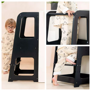 Taburete Montessori de madera <span class=keywords><strong>para</strong></span> bebés y niños pequeños, torre de aprendizaje, ayudante de cocina <span class=keywords><strong>para</strong></span> niños - Product Image 4