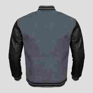 Chaqueta Varsity Unisex de Lana 2024 para Hombre, Cuello Alto, Forro Acolchado, Ropa Deportiva de Invierno, para Estudiantes Universitarios - Product Image 2