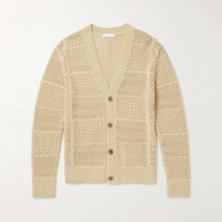 Vente en gros de pull en maille texturée pour homme personnalisé Cardigan en coton à manches longues en tricot ouvert