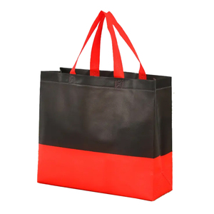 Bolsa de compras de tela no tejida personalizable OEM reutilizable para uso en supermercados logotipo gratuito precio bajo - Product Image 1