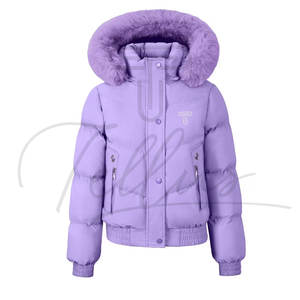 Vestes matelassées en toile à capuche unisexe, imperméables, logo personnalisé sur le devant, coupe ajustée, formelle, matelassée, pour l'extérieur, vêtements d'extérieur d'hiver - Product Image 4