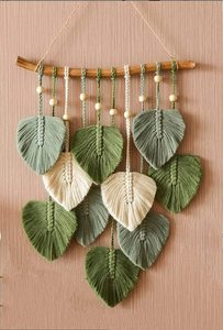 Macrame Door <b>Curtain</b>, Handmade Macrame Window <b>Curtain</b> , Outdoor Backyard Party Home Decor OEM Made in Vietnam - Product Image 2