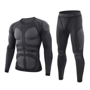 Ropa Deportiva de Compresión para Hombre, Conjuntos de Gimnasio, Camiseta de Manga Larga, Pantalones Ajustados para Fitness y Running - Product Image 6