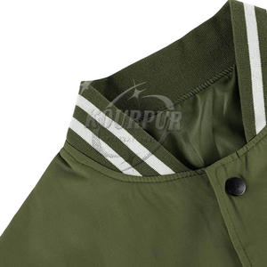 Chaquetas universitarias clásicas de alta calidad para hombre, ropa informal personalizada para invierno, soporte de tela de lona, logotipo frontal, diferentes colores - Product Image 3