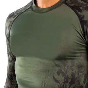<b>Mens</b> <b>rash</b> <b>guard</b> for surf and sport featuring high stretch quick dry fabric and reinforced athletic stitching - Product Image 3