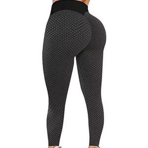 Mallas deportivas de primera calidad para mujer, pantalones de Yoga para gimnasio, pantalones para correr de cintura alta de talla grande, mallas Push Up para correr, ropa para mujer - Product Image 2