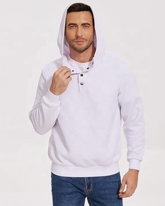 Vente à chaud de sweats à capuche en coton de haute qualité pour hommes personnalisables OEM couleur unie à manches longues vêtements d'hiver taille XXS col à capuche design doublé - Product Image 4