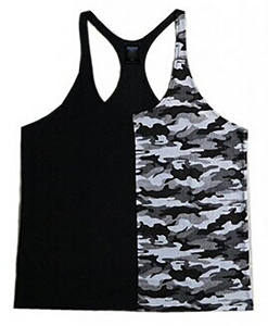 Wholesale Cotton <b>Black</b> White <b>Tank</b> <b>Top</b> Sleeveless Fitness Sportswear Custom Logo <b>Men</b> Singlet <b>Tank</b> <b>Tops</b> - Product Image 5