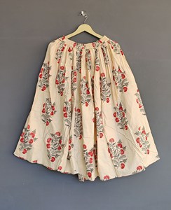 Vestido DE TENIS largo de algodón para mujer, diseño de trigo estampado a mano, estilo envolvente de talla grande, Tenis largo de algodón transpirable Natural para mujer - Product Image 4