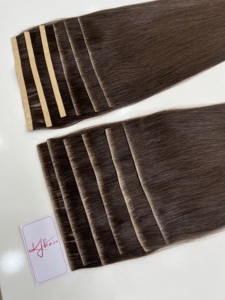 # 2 Extensiones de Cabello Largas y Lisas de Color Marrón, Extensiones de Cabello Humano Vietnamita Virgen, Precio al por Mayor - Product Image 3