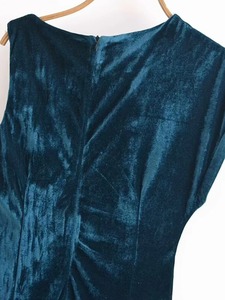 2024 femmes élégantes robes de soirée sans manches velours longue robe pour l'été bal décontracté solide motif à la mode robe d'été - Product Image 5