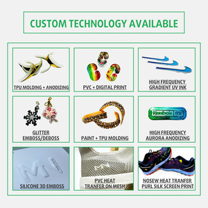 Logo personnalisé 3D Patchs thermocollants en relief TPU PVC Caoutchouc Silicone Étiquettes de transfert de chaleur Accessoires vestimentaires en métal durable - Product Image 5