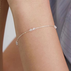 กำไลเพชรทรงกลมสุดหรู ชุบทอง ดีไซน์ทันสมัย สำหรับทุกเพศ ได้รับการรับรองจาก GIA จากผู้ผลิตในอินเดีย - Product Image 3