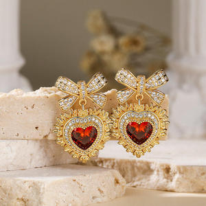Jeulia Radiant Love Halo Heart Cut Rose Gold Plated Sterling <b>Silver</b> <b>Stud</b> Earrings - Product Image 4