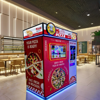 Pas de présence manuelle requise pour réduire les coûts opérationnels, machine à pizza automatique intelligente, distributeur automatique
