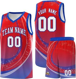 Uniformes de basket-ball personnalisés OEM de haute qualité vêtements de sport décontractés hautement respirants ensemble de shorts en jersey avec nom personnalisé et design - Product Image 1