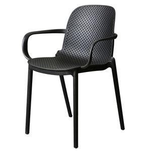 Modern Farmhouse Style <b>Plastic</b> <b>Dining</b> <b>Chair</b> Armrests ST3017 Light Stackable for Home Restaurants Living Rooms Various Colors - Product Image 1