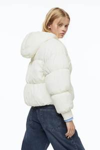 Manteau matelassé d'hiver pour femmes avec logo personnalisé, tricot uni, écologique, imperméable, grande taille, fabrication sur mesure OEM - Product Image 2