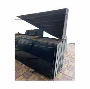 Dalles de granit noir naturel de qualité authentique, garantie 3 ans, utilisation en cuisine, design moderne, surface polie, durable, écologique, meilleur choix - Product Image 3