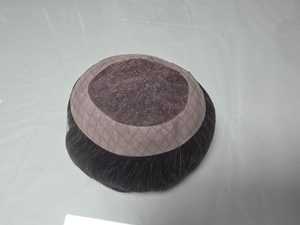 วิกผมปลอมลอนธรรมชาติผมสีเทาแบบลอนสำหรับผมชาวอินเดียผมแบบหลวมกันน้ำ - Product Image 6